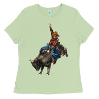 Matcha western rodeo bullfighter Ladies Tee - BarkalooDesign