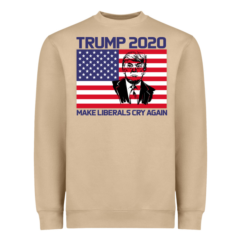 Trump 2020 Make Liberals Cry Again Heavyweight Sweatshirt by Bettercallsaul | Teevron