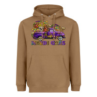 Toasted Coconut mardi gras skull truck Heavyweight Hoodie - FaDigitalArtStudio