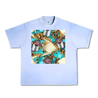 Grape Ice Paper Fish And Canned With Anchor Seamless Pattern Pbs Urban Heavy Tee - BundleAndBundleShop