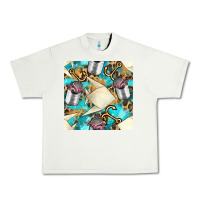 Pistachio Paper Fish And Canned With Anchor Seamless Pattern Pbs Urban Heavy Tee - BundleAndBundleShop