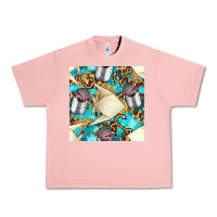 Salmon Paper Fish And Canned With Anchor Seamless Pattern Pbs Urban Heavy Tee - BundleAndBundleShop
