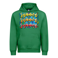 Emerald Summer Summer Summer Urban Hoodie - CowhideDigitalArt