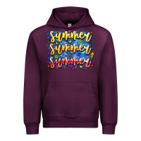 Mauve Wine Summer Summer Summer Urban Hoodie - CowhideDigitalArt