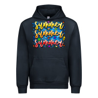 Navy Summer Summer Summer Urban Hoodie - CowhideDigitalArt
