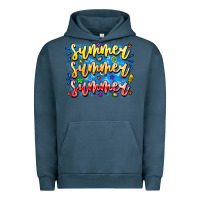 Pigment Midnight Navy Summer Summer Summer Urban Hoodie - CowhideDigitalArt
