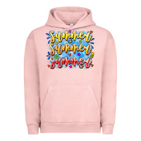 Pigment Salmon Summer Summer Summer Urban Hoodie - CowhideDigitalArt