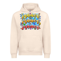 Sandshell Summer Summer Summer Urban Hoodie - CowhideDigitalArt