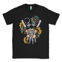 Black barber shop Classic Tee - SublimationCraftShop