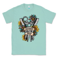 Seafoam barber shop Classic Tee - SublimationCraftShop