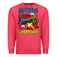 Cardinal Autism is my superpower Autism Awareness Day Premium Sweatshirt - FaDigitalArtStudio