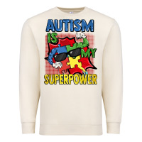 Sandshell Autism is my superpower Autism Awareness Day Premium Sweatshirt - FaDigitalArtStudio