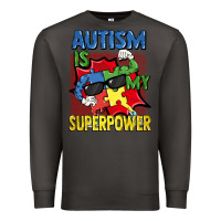 Smoke Autism is my superpower Autism Awareness Day Premium Sweatshirt - FaDigitalArtStudio