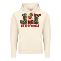 Vintage Artic joy to the world christmas deer Vintage Hoodie - MaliasSmallBusiness