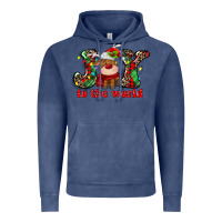 Vintage Denim joy to the world christmas deer Vintage Hoodie - MaliasSmallBusiness