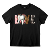 Black love dentist life Heavy Core Tee - Jasminsmagicworld