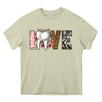 Mossy love dentist life Heavy Core Tee - Jasminsmagicworld