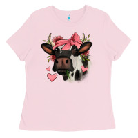 Valentines Day Cow Ladies Tee | Teevron