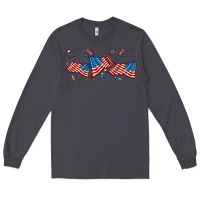 Smoke fourth of july american flag Long Sleeve Tee - RanaPortraitStore