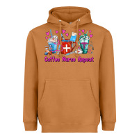 Meerkat Coffee Nurse Repeat Nurse Coffee Cups Heavyweight Hoodie - FaDigitalArtStudio