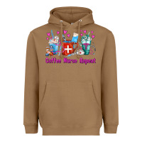 Toasted Coconut Coffee Nurse Repeat Nurse Coffee Cups Heavyweight Hoodie - FaDigitalArtStudio