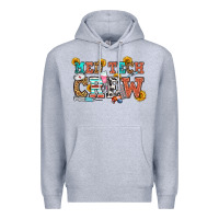 Heather Grey med tech crew Premium Hoodie - OliviaCreatesArt
