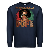 Navy Unapologetically dope Premium Sweatshirt - FaDigitalArtStudio