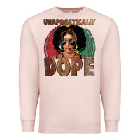 Pale Pink Unapologetically dope Premium Sweatshirt - FaDigitalArtStudio