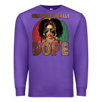 Purple Unapologetically dope Premium Sweatshirt - FaDigitalArtStudio