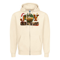 Sandshell joy to the world Zipper Hoodie - CowGirlArtShop