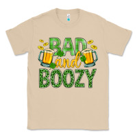 Mushroom Bad And Boozy St. Patricks Classic Tee - BundleAndBundleShop