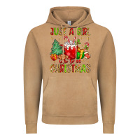 Vintage Camel just a girl who loves christmas Vintage Hoodie - MaliasSmallBusiness
