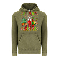 Vintage Olive just a girl who loves christmas Vintage Hoodie - MaliasSmallBusiness