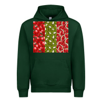 Forest Green summer fruits Urban Hoodie - CowhideDigitalArt
