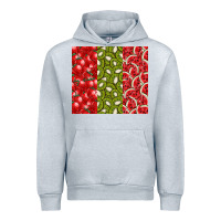 Heather Grey summer fruits Urban Hoodie - CowhideDigitalArt
