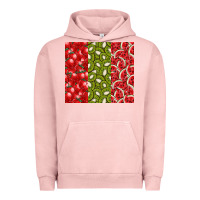 Pigment Salmon summer fruits Urban Hoodie - CowhideDigitalArt