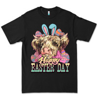 Black Easter Day Cow Premium Tee - NancyCooperArtShop