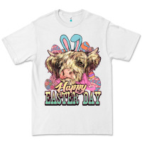 White Easter Day Cow Premium Tee - NancyCooperArtShop