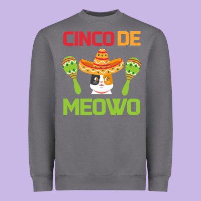 Cinco De Meow Heavyweight Sweatshirt Designed By Bettercallsaul