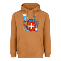 Meerkat Nurse Coffee Mug Heavyweight Hoodie - FaDigitalArtStudio