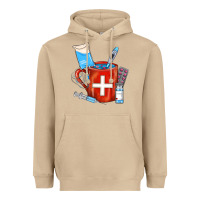 Mushroom Nurse Coffee Mug Heavyweight Hoodie - FaDigitalArtStudio
