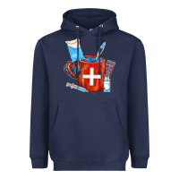 Navy Nurse Coffee Mug Heavyweight Hoodie - FaDigitalArtStudio