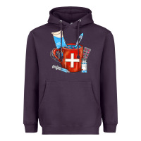 Plum Nurse Coffee Mug Heavyweight Hoodie - FaDigitalArtStudio