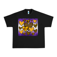 Black lakers hearts Urban Heavy Tee - JahusDesignShop