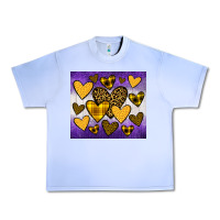 Grape Ice lakers hearts Urban Heavy Tee - JahusDesignShop