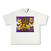 Pistachio lakers hearts Urban Heavy Tee - JahusDesignShop