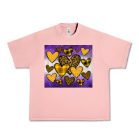 Salmon lakers hearts Urban Heavy Tee - JahusDesignShop