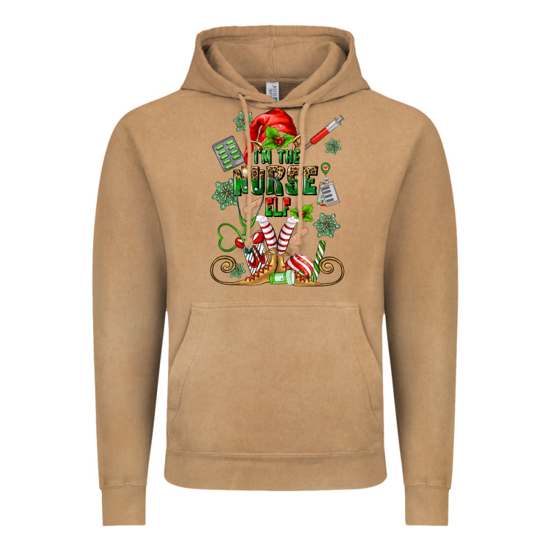 Im The Nurse Elf Vintage Hoodie by MaliasSmallBusiness | Teevron