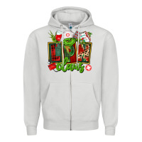 Dove Grey lpn licensed practical claus Zipper Hoodie - CowGirlArtShop