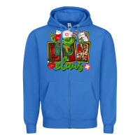 True Royal lpn licensed practical claus Zipper Hoodie - CowGirlArtShop